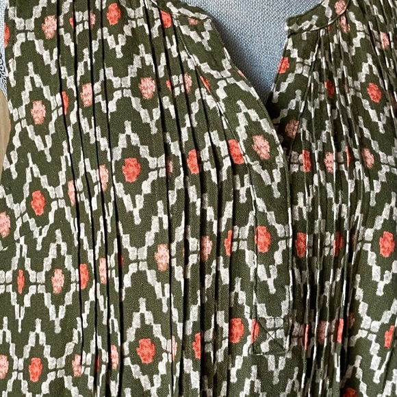 Sonoma Size Large Aztec Print Linen Dress - Picture 5 of 5